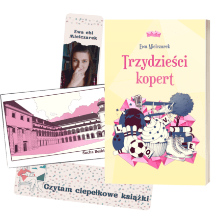 Trzydzieści kopert w zestawie z zakładkami i pocztówką